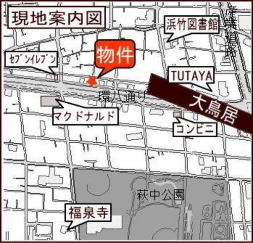 【地図】京急空港線大鳥居駅徒歩3分