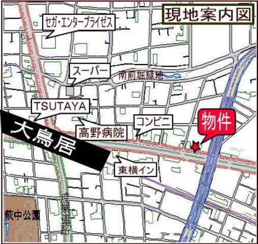 【地図】京急空港線大鳥居駅 徒歩4分
