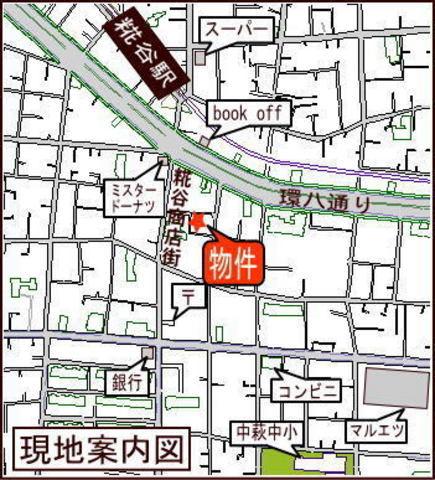 【地図】京急空港線糀谷駅徒歩2分　商店街100ｍ生活至便の好立地