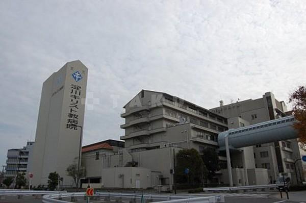 【周辺】病院「宗教法人在日本南プレスビテリアンミッション淀川キリスト教病院」