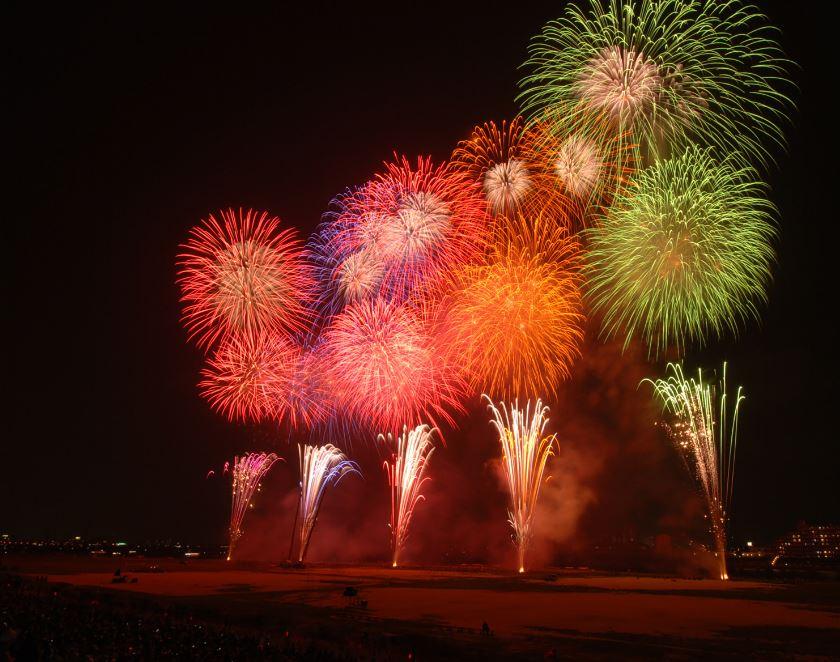 【周辺】江戸川の花火大会がバルコニーから望めます