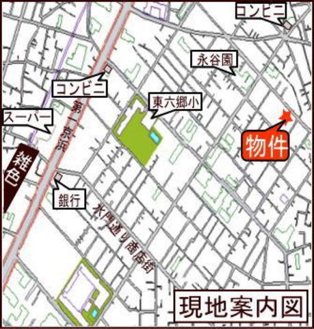 【地図】京急空港線雑色駅徒歩10分