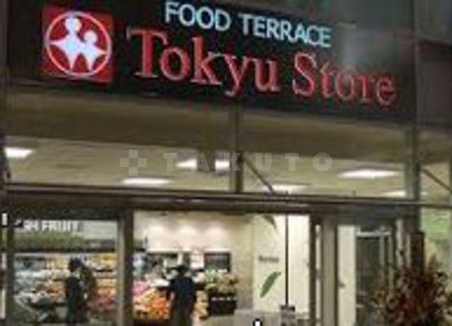 【周辺】スーパー「新丸子東急ストア」改札の目の前がスーパーです