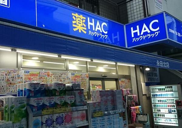 【周辺】ハックドラッグ永田北店