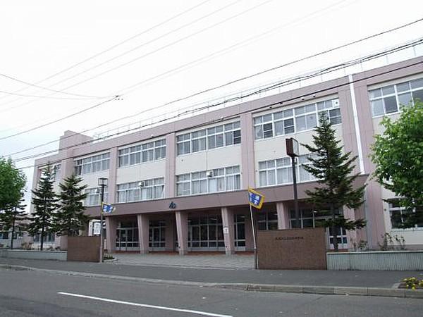 【周辺】中学校札幌市立厚別北中学校まで1123ｍ