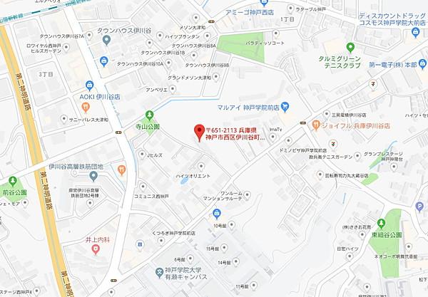 【地図】物件現地：神戸市西区伊川谷町有瀬473-12