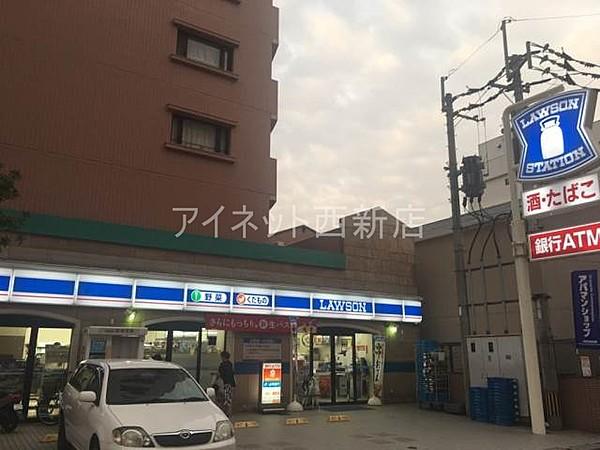 【周辺】ローソン福岡西新5丁目店 109m