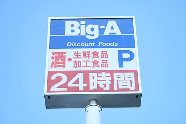 【周辺】スーパーBig-A坂戸浅羽野店まで1153ｍ