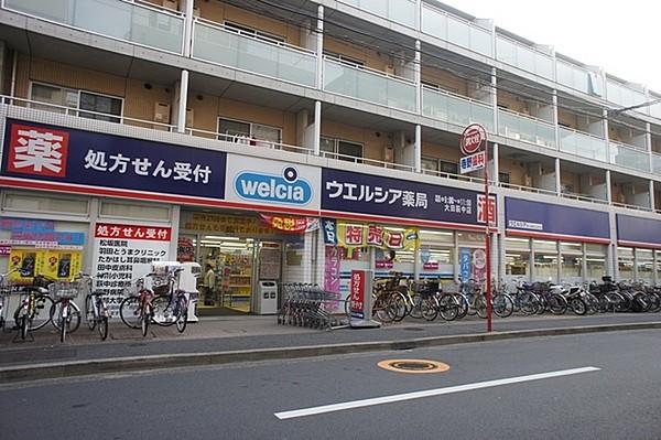 【周辺】ウエルシア薬局大田萩中店まで640m