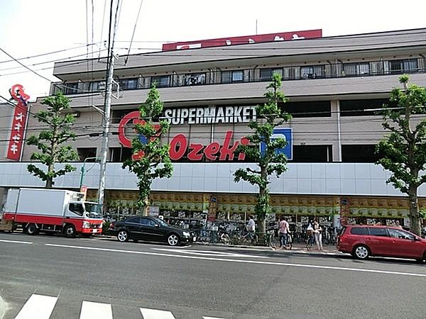 【周辺】スーパーオオゼキ上町店まで449m