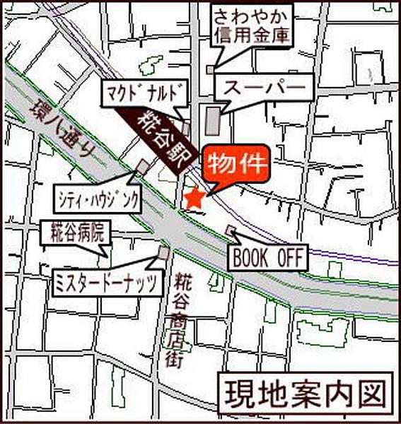 【地図】京急空港線糀谷駅 徒歩1分　