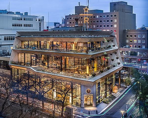 【周辺】隈研吾が設計した世界に５軒しかない焙煎機のあるスタバ、スターバックスリザーブロースタリー東京