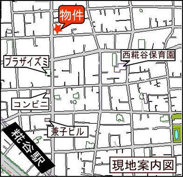 【地図】★京急空港線『糀谷』駅徒歩4分★　