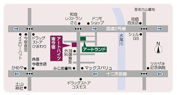 【地図】JR姫新線「播磨高岡」駅より徒歩19分、神姫バス「石ヶ坪」停より徒歩4分