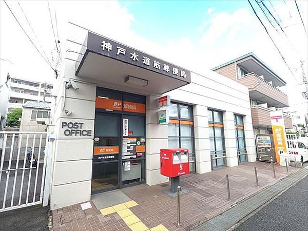 【駐車場】水道筋郵便局(563m)