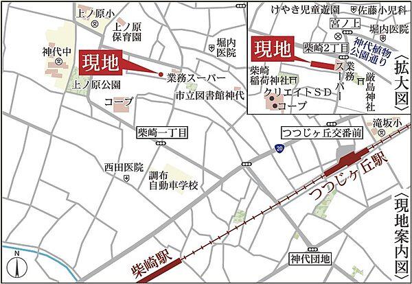 【地図】東京都調布市柴崎2丁目13－3