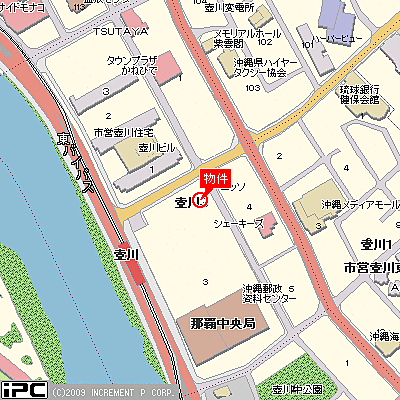 【地図】奥武山公園は散歩コース