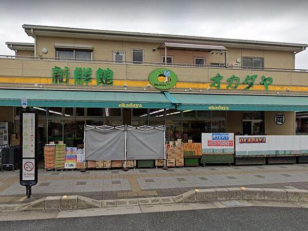 【周辺】スーパー「新鮮館オカダヤまで450m」