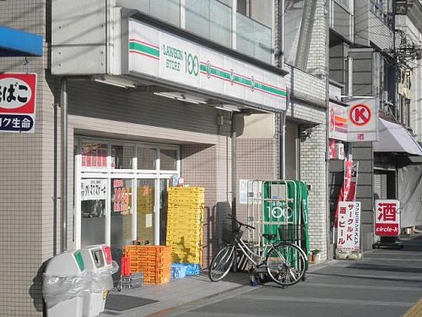 【周辺】コンビニエンスストアローソンストア100 京阪五条駅前店まで240ｍ