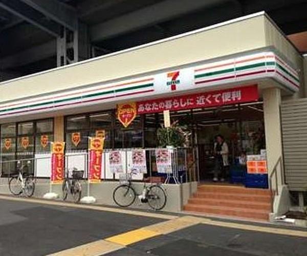 【周辺】セブンイレブン新馬場駅前店 707m