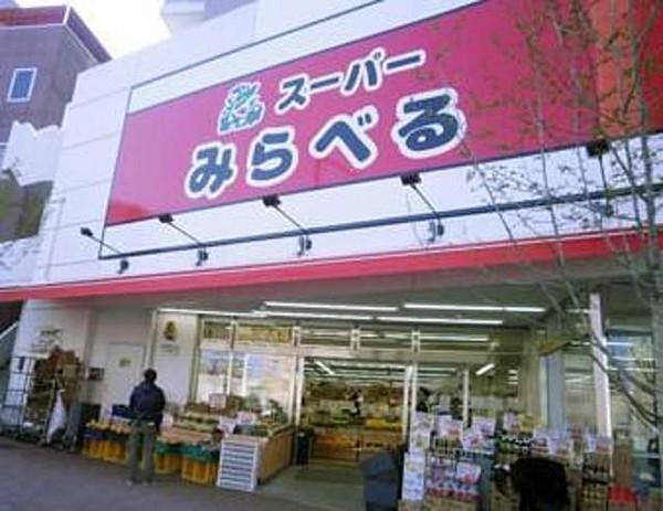 【周辺】スーパーみらべる中井店 605m