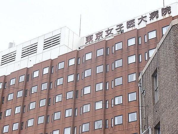 【周辺】東京女子医科大学病院 徒歩10分。病院 780m