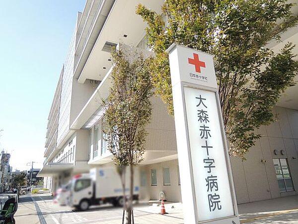 【周辺】日本赤十字社東京都支部大森赤十字病院 徒歩21分。 1670m