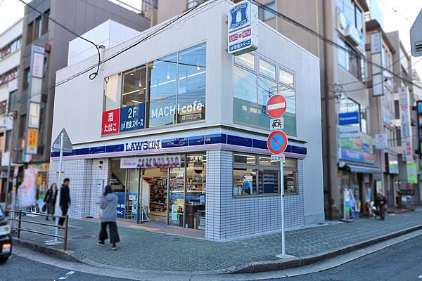【周辺】ローソン近鉄富雄駅前店まで徒歩約5分（約330ｍ）
