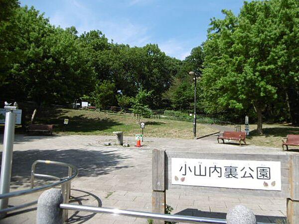 【周辺】東側向かいが緑豊かな都立小山内裏公園（東京ドーム約9.8個分）【徒歩1分】