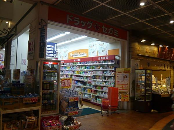 【周辺】セガミ薬局上野芝楽市店 835m