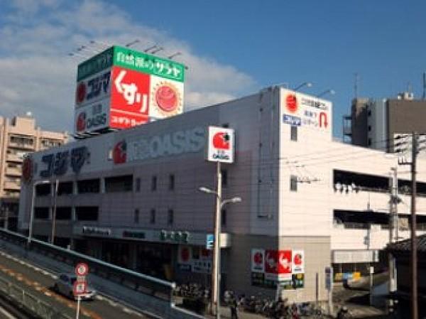 【周辺】阪急オアシスあべの店(スーパー)まで381m