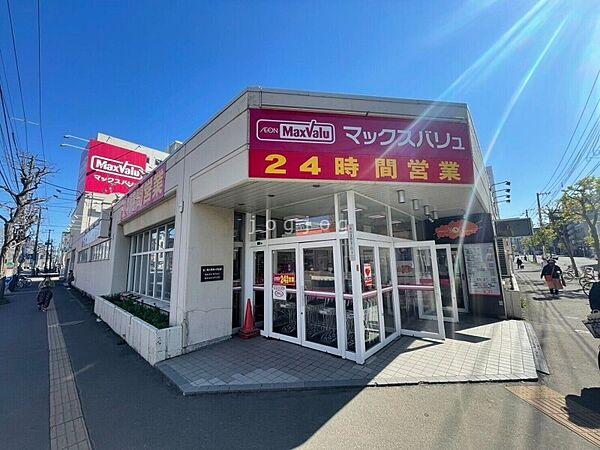 【周辺】マックスバリュ菊水店 742m