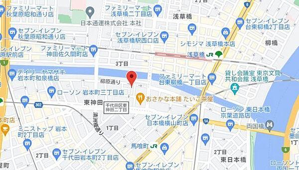 【地図】パークフラッツ日本橋馬喰町