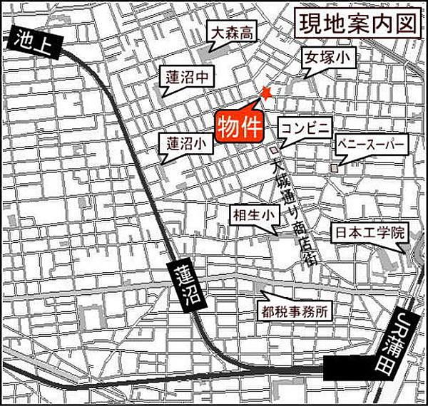 【地図】☆3路線3駅利用が可能で都心へのアクセスもスムーズです☆