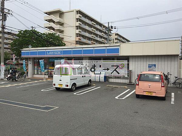 【周辺】ローソン 矢田一丁目店（478m）