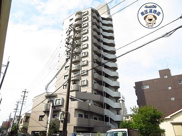 【外観】14階建ての8階部分にあたります。名鉄常滑線 豊田本町駅まで徒歩約1分の距離に立地です。通勤通学に便利です。