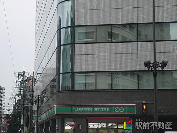 【周辺】ローソンストア100福岡渡辺通2丁目店 