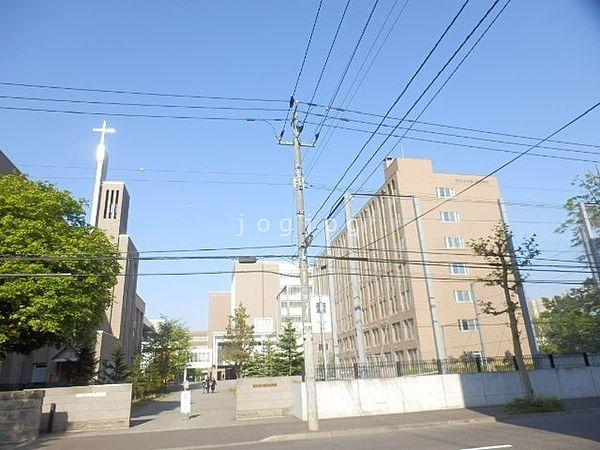 【周辺】私立藤女子大学 851m