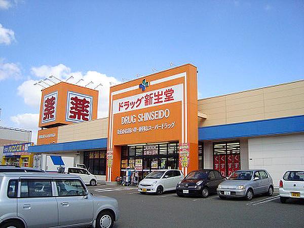 【周辺】ドラッグ新生堂 永犬丸店（608m）