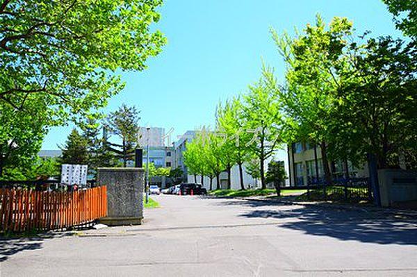 【周辺】高校「北海道札幌工業高校まで1097m」