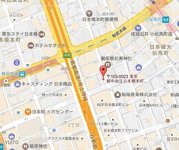【地図】レジディア三越前