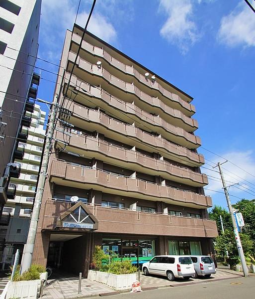 【外観】仙台駅徒歩５分。通勤・通学に大変便利な都市ガスマンションです。