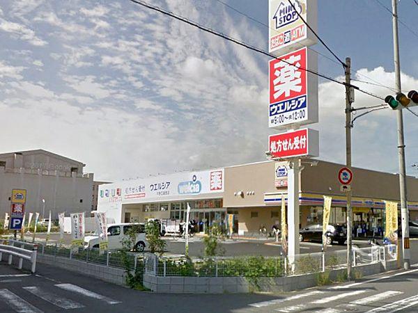 【周辺】ウエルシア平野瓜破西店(ドラッグストア)まで255m