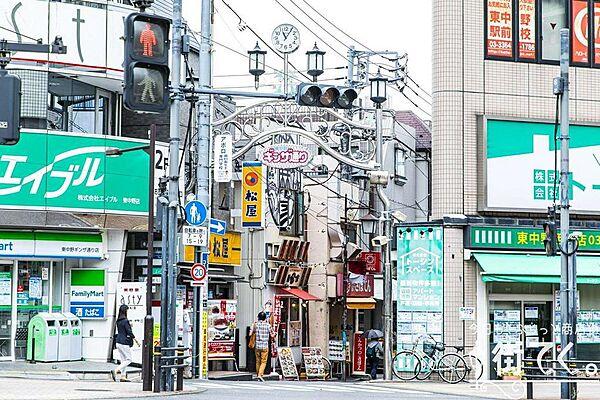 【周辺】東中野銀座商店街　徒歩４分