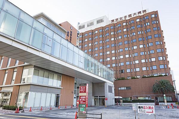【周辺】東京女子医科大学病院　徒歩6分です。