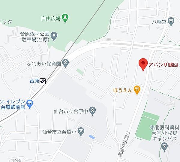 【地図】アバンザ鵬図・地図