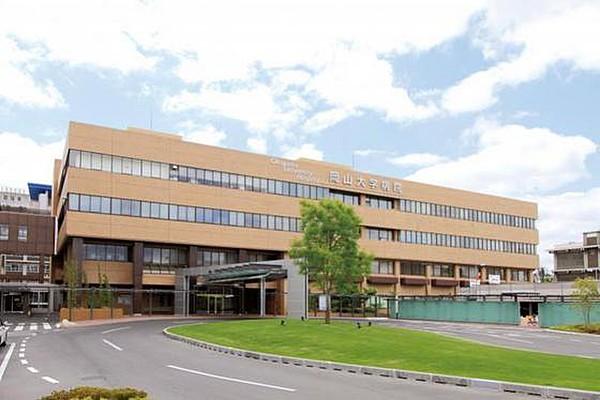 【周辺】病院「岡山大学病院まで537ｍ」