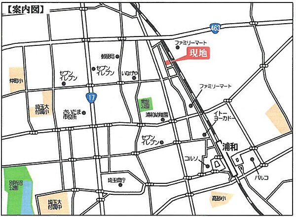 【地図】さいたま市浦和区常盤2-2-7