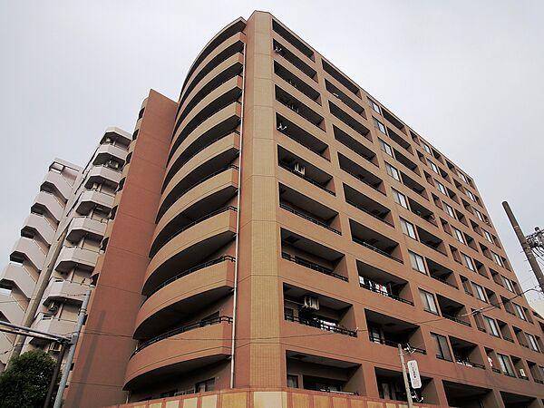 【外観】横浜市神奈川区西神奈川に位置する、地上11階建てマンション「クリオ東神奈川壱番館」