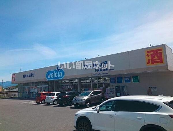 【周辺】【ドラッグストア】ウェルシア甲斐敷島店まで1075ｍ